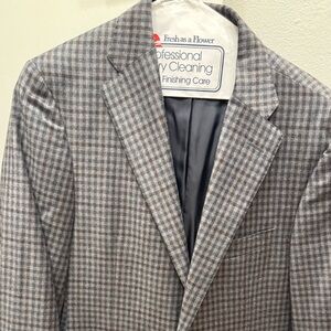 Hickey Freeman Gray Wool/Cashmere Blazer